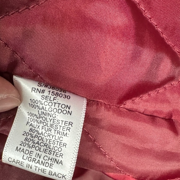 Love Tree Burgundy Hooded Utility Jacket - Picture 6 of 6